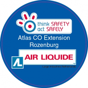 Air Liquide Atlas CO Extension Rozenburg Helmsticker